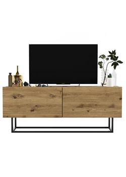 Szafka rtv na nóżkach dąb artisan - Merol 5X ze sklepu Edinos.pl w kategorii Szafki RTV - zdjęcie 178355841