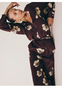 Reserved - Bluzka kimono - ciemnofioletowy ze sklepu Reserved w kategorii Bluzki damskie - zdjęcie 178360270