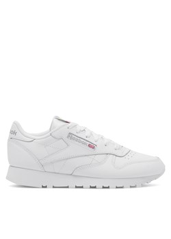 Sneakersy Reebok Classic Leather 100008496 Biały ze sklepu eobuwie.pl w kategorii Buty sportowe damskie - zdjęcie 178362632