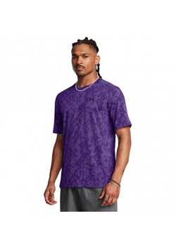 Męska koszulka treningowa Under Armour UA Tech Vent Geode SS - fioletowa ze sklepu Sportstylestory.com w kategorii T-shirty męskie - zdjęcie 178363121