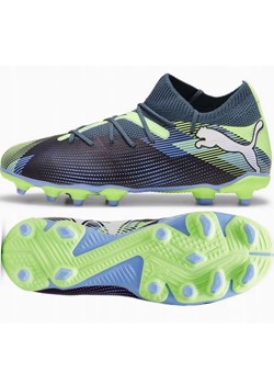 Buty piłkarskie Puma Future 7 Match FG/AG 107945 03 zielone ze sklepu ButyModne.pl w kategorii Buty sportowe dziecięce - zdjęcie 178364102