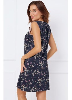 Koszula nocna damska na szerokie ramiączko Almi, Kolor granatowy-wzór, Rozmiar S, Italian Fashion ze sklepu Primodo w kategorii Koszule nocne - zdjęcie 178365300