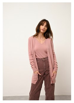 Just Cashmere Kaszmirowy kardigan &quot;Chelsea&quot; w kolorze jasnoróżowym ze sklepu Limango Polska w kategorii Swetry damskie - zdjęcie 178365590
