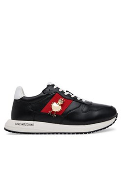 LOVE MOSCHINO Sneakersy JA15373G1MIAL00A Czarny ze sklepu MODIVO w kategorii Buty sportowe damskie - zdjęcie 178366471