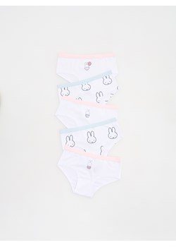 Reserved - Matki 5 pack Miffy - biały ze sklepu Reserved w kategorii Majtki dziecięce - zdjęcie 178367880