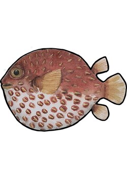 Folkifreckles Dywanik łazienkowy &quot;Pez Globo&quot; w kolorze czerwonym - 70 x 50 cm ze sklepu Limango Polska w kategorii Akcesoria łazienkowe - zdjęcie 178373342