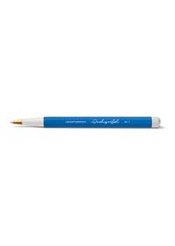 LEUCHTTURM1917 Długopis żelowy &quot;Nr 1&quot; w kolorze niebieskim - dł. 13 cm ze sklepu Limango Polska w kategorii Akcesoria biurowe - zdjęcie 178373902