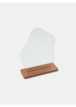Sinsay - Lusterko o asymetrycznym kształcie - beżowy ze sklepu Sinsay w kategorii Lustra - zdjęcie 178378120