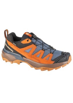 Salomon Trekkingi X Ultra 360 Leather Gore-Tex L47684900 Niebieski ze sklepu MODIVO w kategorii Buty trekkingowe męskie - zdjęcie 178378271