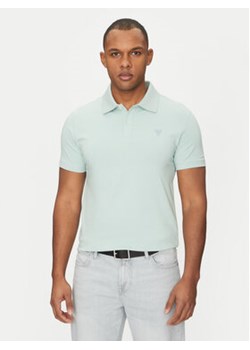 Guess Polo M5GP66 J1314 Zielony Regular Fit ze sklepu MODIVO w kategorii T-shirty męskie - zdjęcie 178379560