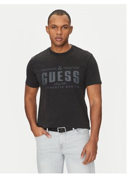 Guess T-Shirt M5GI27 KBW41 Czarny Regular Fit ze sklepu MODIVO w kategorii T-shirty męskie - zdjęcie 178379561