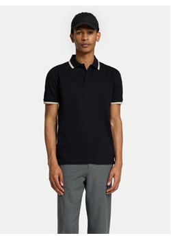 Selected Homme Polo 16095852 Czarny Slim Fit ze sklepu MODIVO w kategorii T-shirty męskie - zdjęcie 178380611