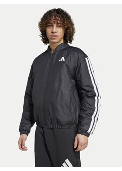 adidas Kurtka bomber Essentials 3-Stripes JD1294 Czarny Loose Fit ze sklepu MODIVO w kategorii Kurtki męskie - zdjęcie 178380710