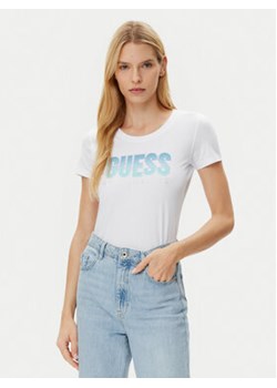 Guess T-Shirt W5GI14 J1314 Biały Regular Fit ze sklepu MODIVO w kategorii Bluzki damskie - zdjęcie 178380883