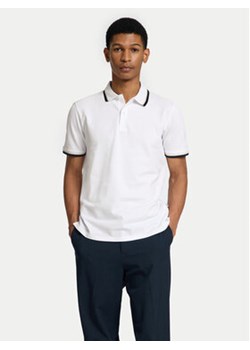 Selected Homme Polo 16095852 Biały Slim Fit ze sklepu MODIVO w kategorii T-shirty męskie - zdjęcie 178381251