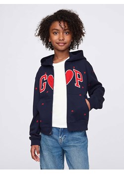 GAP Bluza w kolorze granatowo-czerwonym ze sklepu Limango Polska w kategorii Bluzy dziewczęce - zdjęcie 178382444