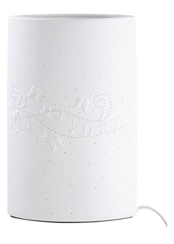 GILDE Lampa stołowa w kolorze białym - 18 x 28,5 cm ze sklepu Limango Polska w kategorii Lampy stołowe - zdjęcie 178382512