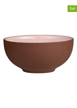 Maxwell &amp; Williams Miski (6 szt.) &quot;Sienna&quot; w kolorze jasnobrązowo-jasnoróżowym - Ø 12 cm ze sklepu Limango Polska w kategorii Miski - zdjęcie 178382572