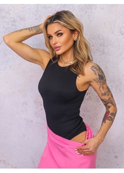 BODY PRĄŻKOWANE MODELUJĄCE- CZARNE ze sklepu olika.com.pl w kategorii Bluzki damskie - zdjęcie 178383463