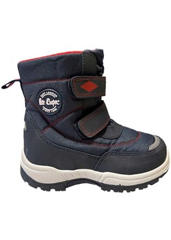 Buty Lee Cooper LCJ-23-44-1995K niebieskie ze sklepu ButyModne.pl w kategorii Buty zimowe dziecięce - zdjęcie 178385124