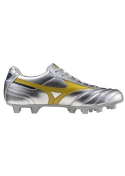 Buty piłkarskie Mizuno Morelia Ii Club Fg P1GA251604 srebrny ze sklepu ButyModne.pl w kategorii Buty sportowe męskie - zdjęcie 178385673