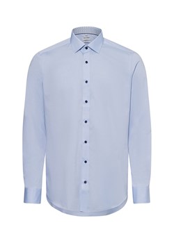 Olymp Level Five Olymp - Męska koszula biznesowa Mężczyźni Comfort Fit Bawełna jasnoniebieski jednolity ze sklepu vangraaf w kategorii Koszule męskie - zdjęcie 178389651