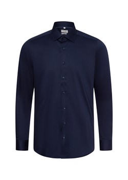 Olymp Level Five Olymp - Męska koszula biznesowa Mężczyźni Slim Fit Bawełna granatowy jednolity - id: 743084-0001-00410 - marki Olymp Level Five - 178389652 Olymp Level Five Olymp - Męska koszula biznesowa Mężczyźni Slim Fit Bawełna granatowy jednolity ze sklepu vangraaf w kategorii Koszule męskie - zdjęcie 178389652