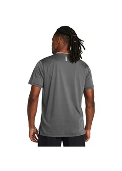 Męska koszulka do biegania Under Armour UA Launch Shortsleeve - szary ze sklepu Sportstylestory.com w kategorii T-shirty męskie - zdjęcie 178393382