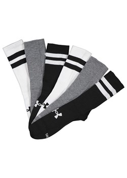 Under Armour Skarpety sportowe (6 par) &quot;Essential Crew&quot; w kolorze czarno-szaro-białym ze sklepu Limango Polska w kategorii Skarpetki męskie - zdjęcie 178393561