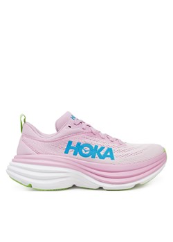 Buty do biegania Hoka Bondi 8 1127952 Różowy ze sklepu eobuwie.pl w kategorii Buty sportowe damskie - zdjęcie 178395364