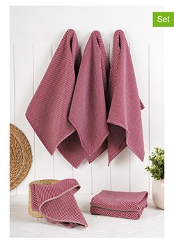 Violeta Home Ściereczki (6 szt.) w kolorze czerwonym do naczyń - 76 x 43 cm ze sklepu Limango Polska w kategorii Ścierki kuchenne - zdjęcie 178398000