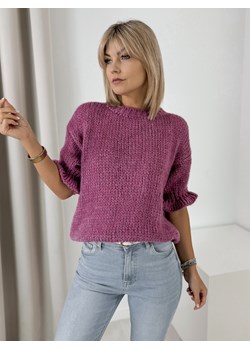 sweter syntora fioletowy one size ze sklepu UBRA w kategorii Swetry damskie - zdjęcie 178399383