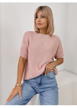 sweter beliza pudrowy róż one size ze sklepu UBRA w kategorii Swetry damskie - zdjęcie 178399413