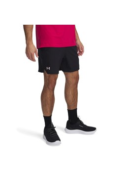 Męskie spodenki treningowe Under Armour UA Vanish Woven 6in Shorts - czarne ze sklepu Sportstylestory.com w kategorii Spodenki męskie - zdjęcie 178400062