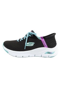 Buty sportowe Skechers 149568/BKMT czarne ze sklepu ButyModne.pl w kategorii Buty sportowe damskie - zdjęcie 178400470