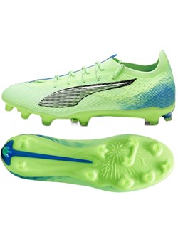 Buty Puma Ultra 5 Pro FG/AG 107685-03 Zielone ze sklepu ButyModne.pl w kategorii Buty sportowe męskie - zdjęcie 178400812