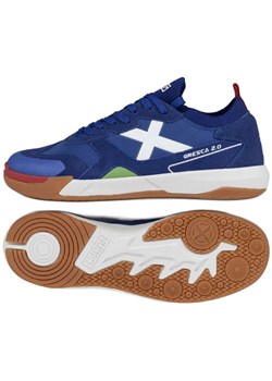 Buty piłkarskie Munich Gresca 2.0 In 3003001 niebieskie ze sklepu ButyModne.pl w kategorii Buty sportowe męskie - zdjęcie 178400894