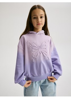 Reserved - Bluza z efektem tie dye - fioletowy ze sklepu Reserved w kategorii Bluzy dziewczęce - zdjęcie 178407414