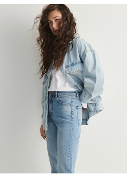 Reserved - Jeansy mom fit slim - niebieski ze sklepu Reserved w kategorii Jeansy damskie - zdjęcie 178407592