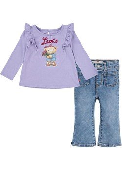 Levi&apos;s Kids 2-częściowy zestaw w kolorze fioletowo-niebieskim ze sklepu Limango Polska w kategorii Koszulki niemowlęce - zdjęcie 178409251