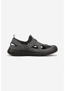 Szare Wsuwane Buty Sportowe z Wycięciami Laniwen ze sklepu born2be.pl w kategorii Buty sportowe męskie - zdjęcie 178416053