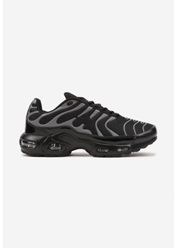 Czarno-Srebrne Buty Sportowe Sneakersy Ozdobione Tłoczeniem Zalirae ze sklepu born2be.pl w kategorii Buty sportowe męskie - zdjęcie 178416152