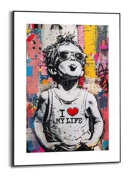 Orangewallz Druk artystyczny "Little Rebel" w ramce - id: 16031159 - marki Orangewallz - 178422512 Orangewallz Druk artystyczny "Little Rebel" w ramce ze sklepu Limango Polska w kategorii Obrazy - zdjęcie 178422512