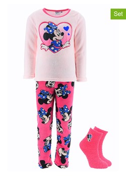 Disney Minnie Mouse 2-częściowy zestaw &quot;Minnie&quot; w kolorze jasnoróżowo-czerwonym ze sklepu Limango Polska w kategorii Piżamy dziecięce - zdjęcie 178422901