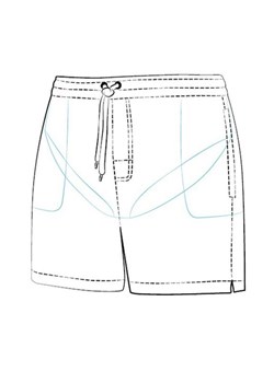 Szorty kąpielowe męskie czerwone Self SM 27 N Travel Shorts, Kolor czerwony, Rozmiar XXL, Self ze sklepu Intymna w kategorii Kąpielówki - zdjęcie 178424763