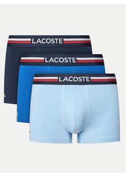 Lacoste Komplet 3 par bokserek 5H2390 Niebieski ze sklepu MODIVO w kategorii Majtki męskie - zdjęcie 178425561