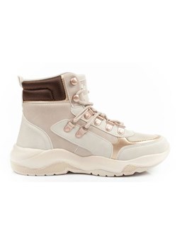 Buty Lee Cooper LCJ-24-03-3047L beżowy ze sklepu ButyModne.pl w kategorii Buty sportowe damskie - zdjęcie 178428203