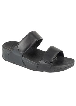 Buty FitFlop Lulu Slides FV6-090 czarne ze sklepu ButyModne.pl w kategorii Klapki damskie - zdjęcie 178428340