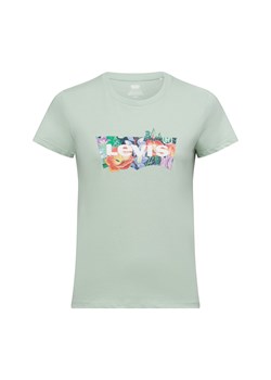 Levi's T-shirt damski Kobiety Bawełna seledynowy jednolity ze sklepu vangraaf w kategorii Bluzki damskie - zdjęcie 178429120