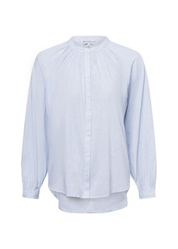 Marie Lund Bluzka damska tunika Kobiety Bawełna jasnoniebieski jednolity ze sklepu vangraaf w kategorii Bluzki damskie - zdjęcie 178429151